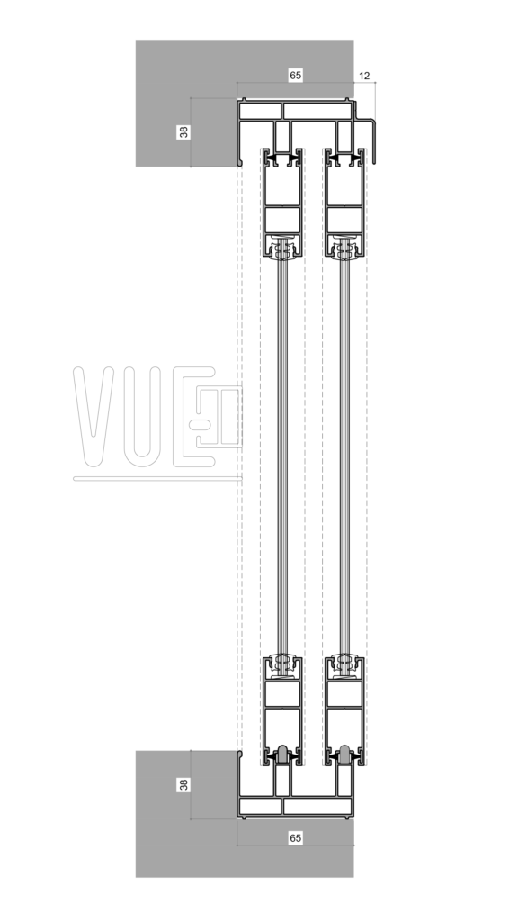 25S Slimline Minimal Series - Technical Drawing