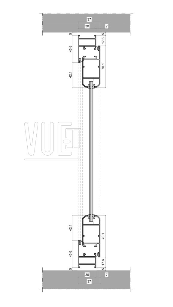 30C Casement Series- Technical Drawing