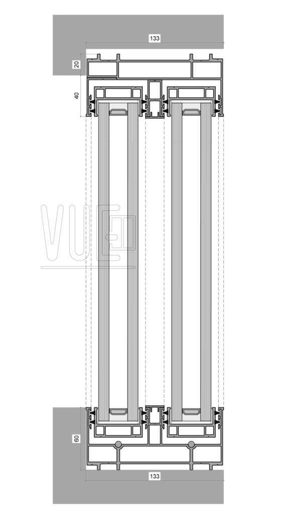 38M Standard Track Minimal Series - Technical Drawing