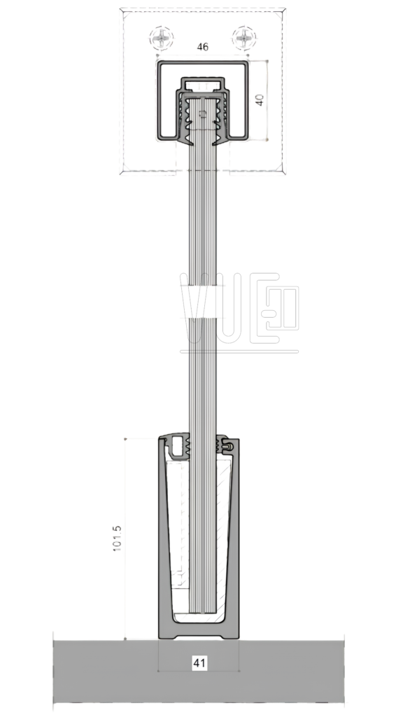 Railing Series Series - Technical Drawing